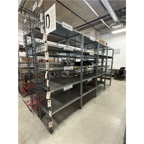 L2 - Adjustable racking w/ solid shelves - x16 Shelves