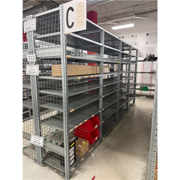 L2 - Adjustable racking w/ solid shelves - x29 Shelves