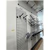 Image 2 : L2 - Group lot of Wall mount Wire racks, Various sizes  - Bidder responsible for removal (approx.