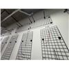 Image 3 : L2 - Group lot of Wall mount Wire racks, Various sizes  - Bidder responsible for removal (approx.