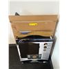 Image 1 : L2 - Group Lot includes a dartboard cabinet set and a heavy-duty articulating TV wall mount