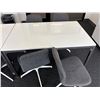 Image 3 : L2 - Modern Conference Room Set includes a Large Rectangular Table Paired with 4 Matching Designer C