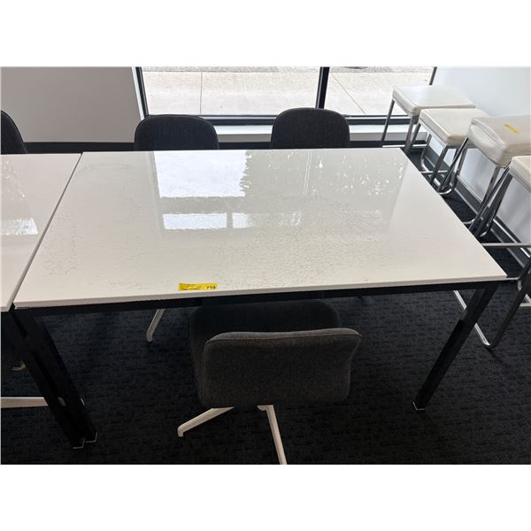 L2 - Modern Conference Room Set includes a Large Rectangular Table Paired with 4 Matching Designer C