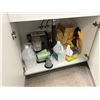 Image 2 : L2 - Kitchen Equipment Lot includes Commercial Storage Hardware, coffee maker, cleaning supplies, an