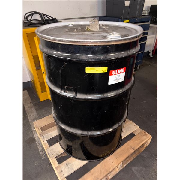 L2 - Bulk Lot includes 55-gallon industrial steel drum packed with numerous Tesla Pyrotechnic Batter