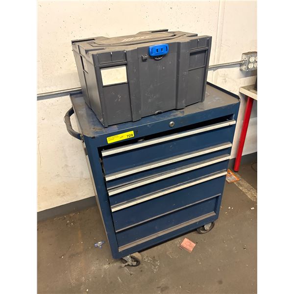 L2 - JTC Auto Tools Heavy-Duty Case and Blue Rolling Tool Cabinet includes: Wurth Aerosol Cans, Seal
