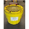 Image 2 : L2  - Justrite Red Oily Waste Can and Zenith Yellow 20-Gallon Universal Spill Kit