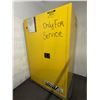 Image 2 : L2 - Justrite Yellow Safety Cabinet ONLY, Contents not included