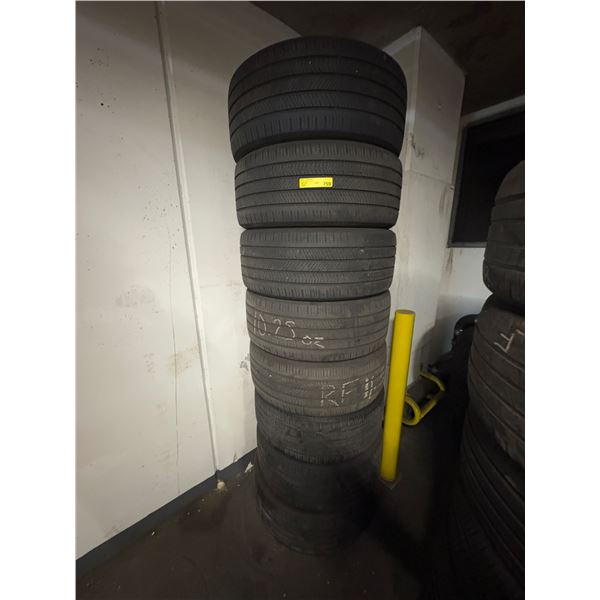 L2 - Lot of 8 Tesla Tires, Various sizes