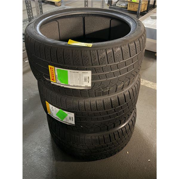 L2 - Set of 3 Brand New Pirelli P Zero Winter Tires - 265/35R19 XL (TO) NCS