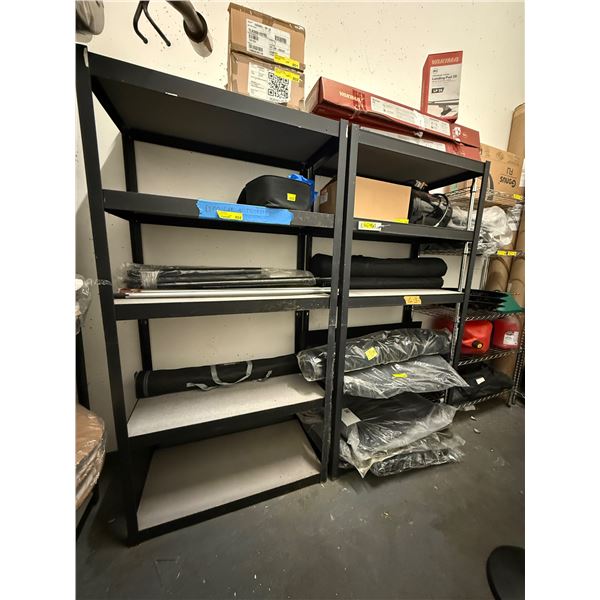 L2 - Set of 2 Heavy-Duty Industrial Metal Storage Racks - Bidder responsible for removal