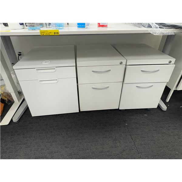 L2 - 3pc Filing Cabinets
