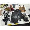Image 1 : L2 - Group of assorted keyboards, headphones, mice etc.