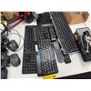 Image 2 : L2 - Group of assorted keyboards, headphones, mice etc.