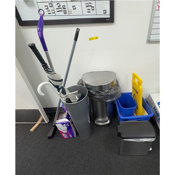 L2 - Assorted Bins, Umbrellas etc.