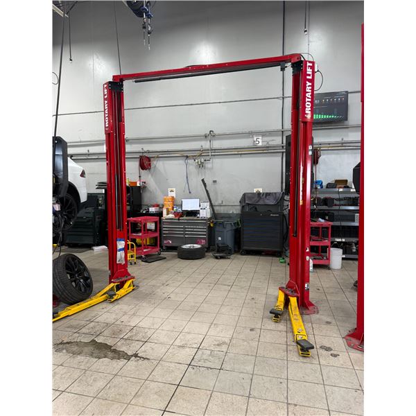 L3 - Rotary Lift 2 Post 7,000lb Car Hoist w/ Shockwave Technology System - Tested 