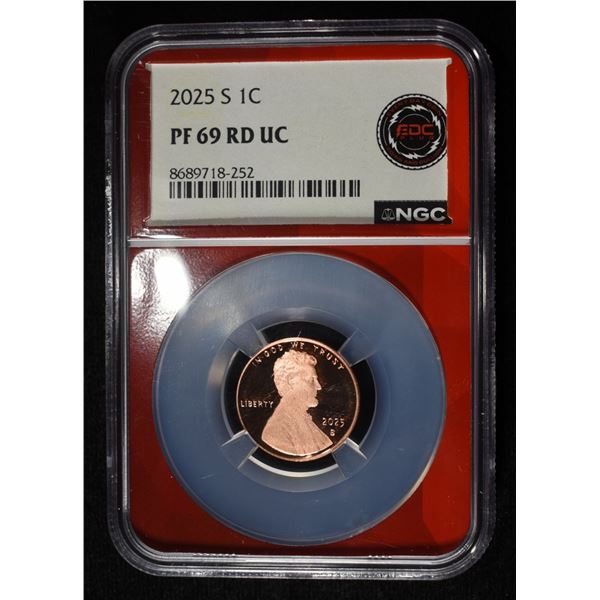 2025-S SHIELD CENT NGC PF69 RD UC