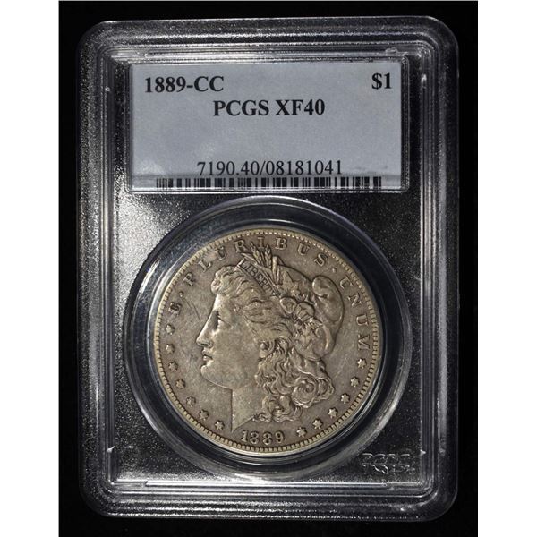 1889-CC MORGAN DOLLAR PCGS XF-40