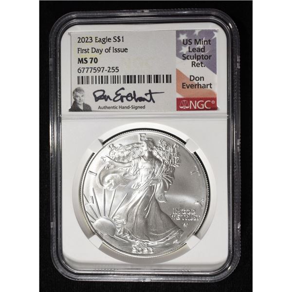 2023 AMERICAN SILVER EAGLE NGC MS70