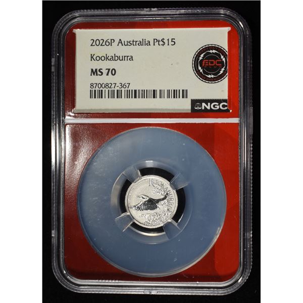 2026-P AUSTRALIA 1/10 PLATINUM KOOKABURRA NGC MS70