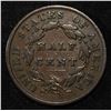 Image 2 : 1833 HALF CENT VF/XF