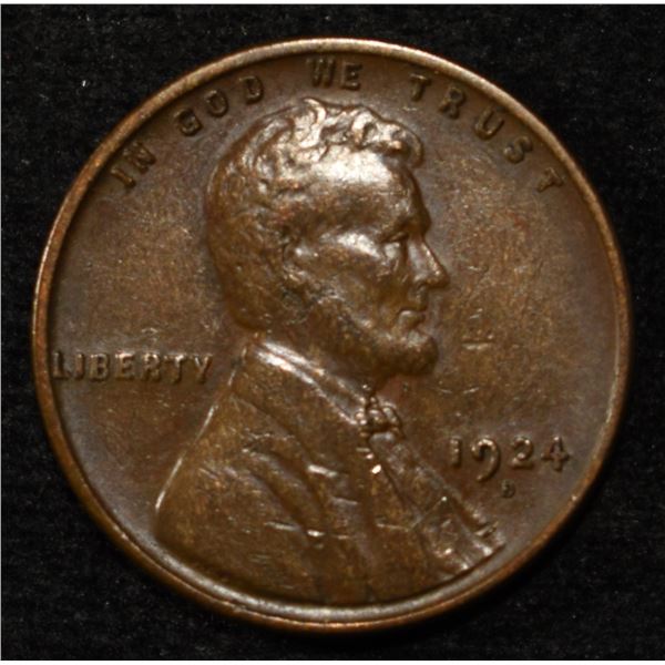 1924-D LINCOLN CENT XF/AU