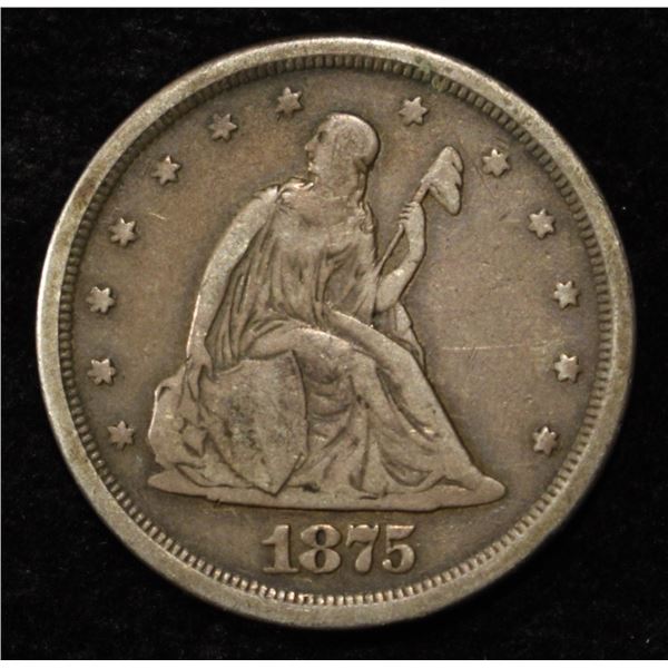 1875 20-CENT LIBERTY SEATED
