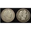 Image 1 : 1902 & 1910-S BARBER HALF DOLLARS FINE SCRATCHES