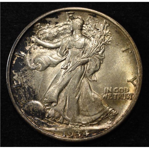 1934-D WALKING LIBERTY HALF DOLLAR BU