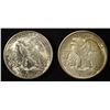 Image 2 : 1946-D,S WALKING LIBERTY HALF DOLLARS AU/BU