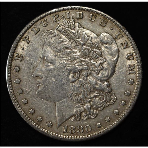 1880-O MORGAN DOLLAR XF/AU
