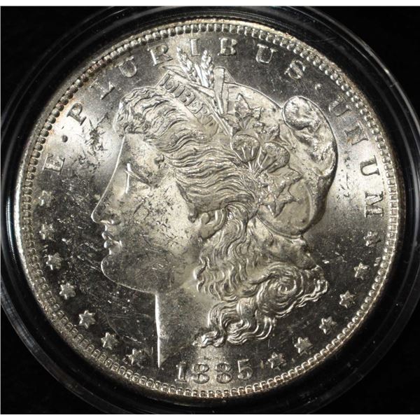 1885-S MORGAN DOLLAR CH BU