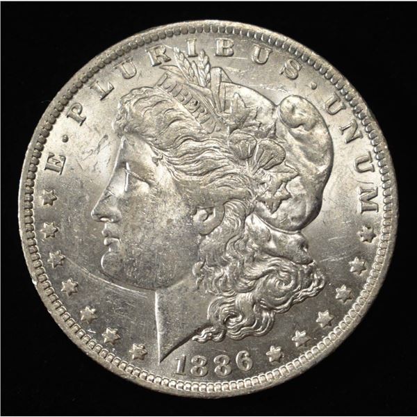 1886-O MORGAN DOLLAR AU/BU