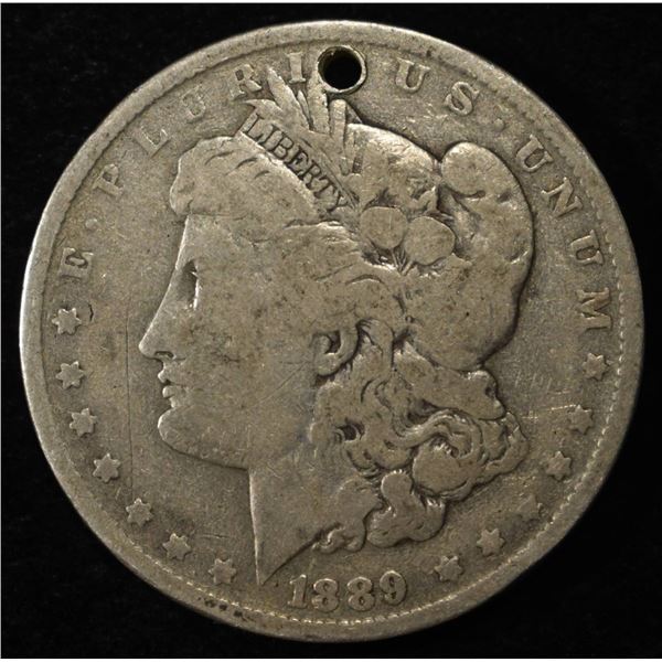 1889-O MORGAN DOLLAR HOLE
