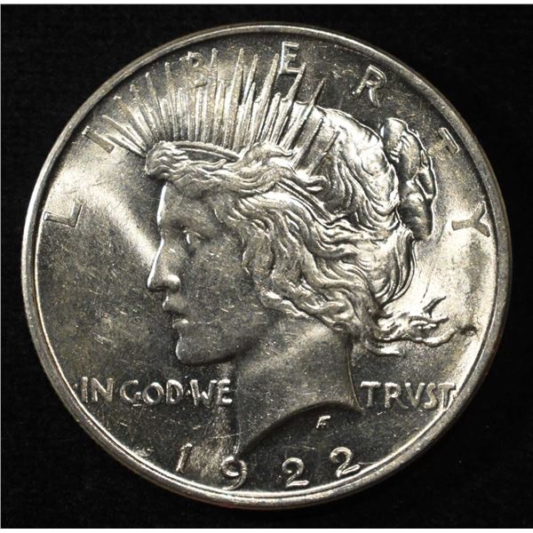 1922-D PEACE DOLLAR CH BU