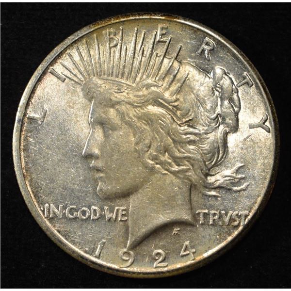 1924-S PEACE DOLLAR CH AU