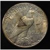 Image 2 : 1927 PEACE DOLLAR AU/BU CLEANED