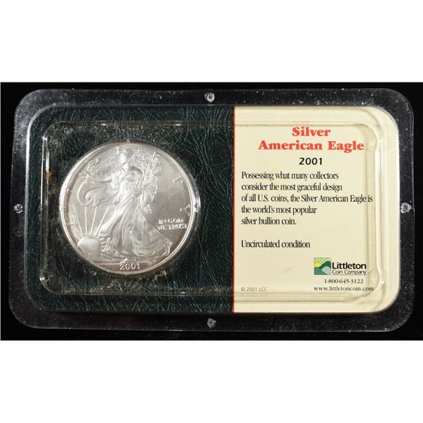 2001 AMERICAN SILVER EAGLE