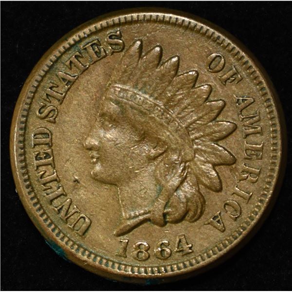 1864 CN INDIAN HEAD CENT CH AU
