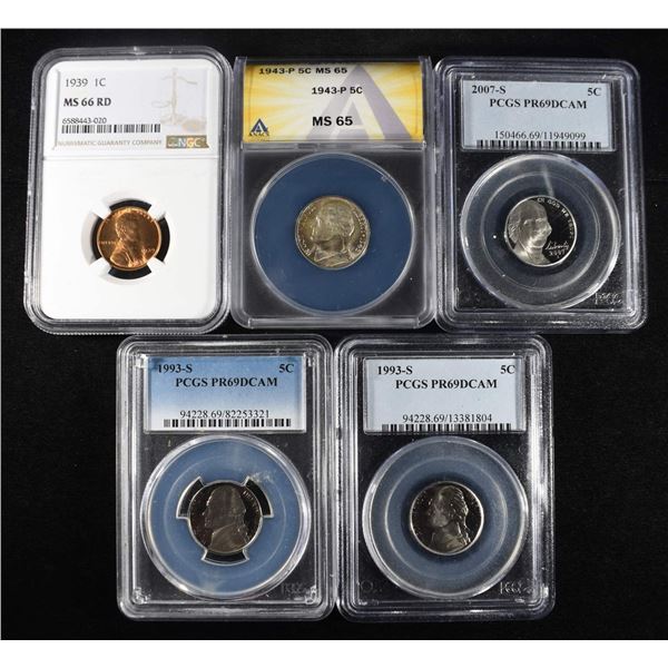 GRADED COLLECTORS LOT
