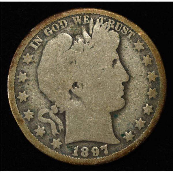 1897-O BARBER HALF DOLLAR GOOD