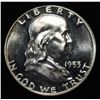 Image 1 : 1953 FRANKLIN HALF DOLLAR GEM CAMEO PROOF