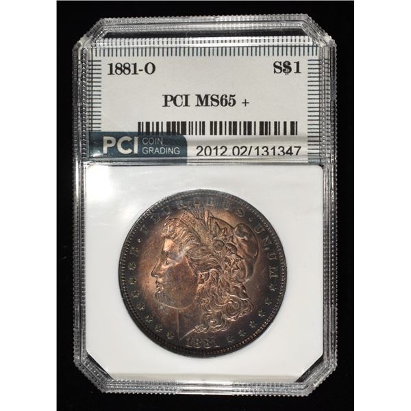 1881-O MORGAN DOLLAR PCI GEM BU