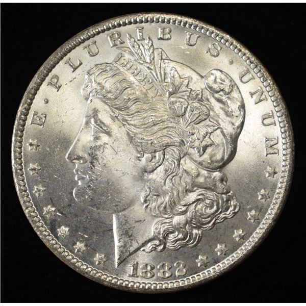 1882-CC MORGAN DOLLAR GEM BU