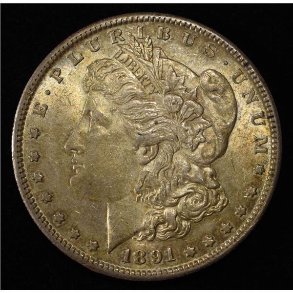 1891-S MORGAN DOLLAR LOVELY ORIG UNC