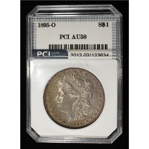 1895-O MORGAN DOLLAR PCI AU/BU