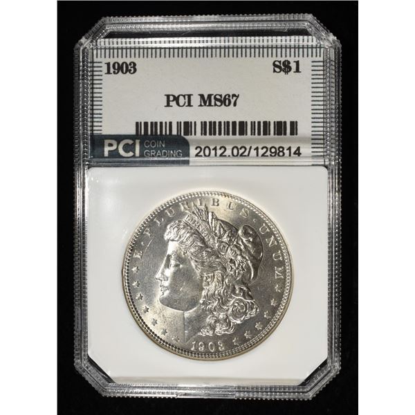 1903 MORGAN DOLLAR PCI SUPERB GEM BU