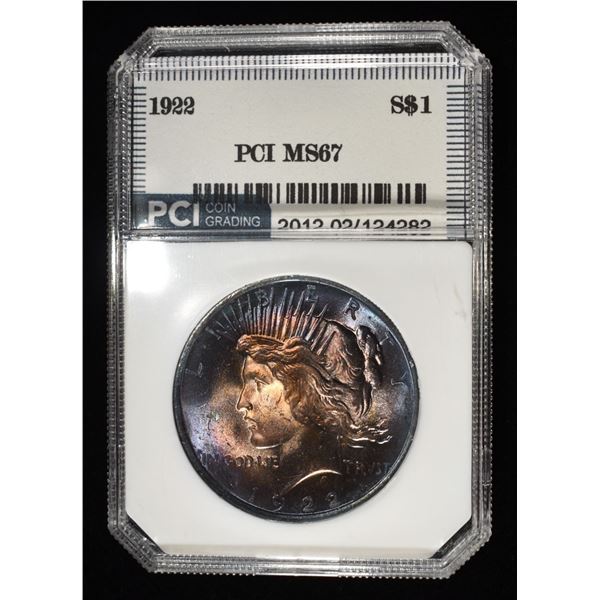 1922 PEACE DOLLAR PCI SUPERB GEM BU