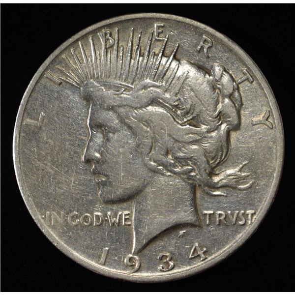 1934-S PEACE DOLLAR VG