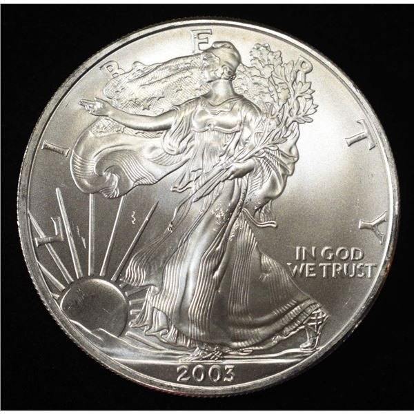 2003 AMERICAN SILVER EAGLE